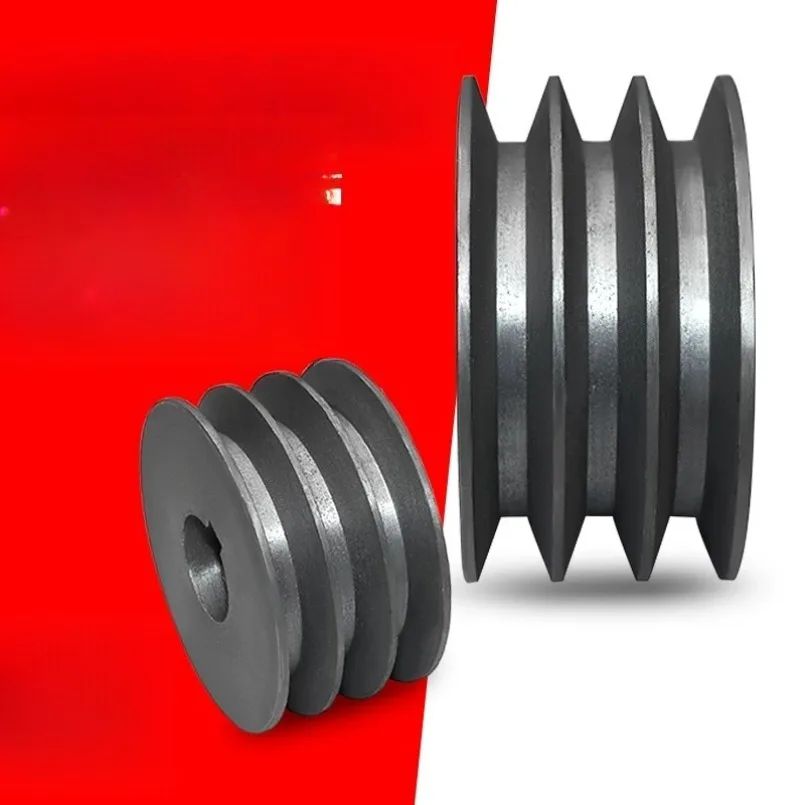 3A-80-130mm V-belt Pulley A-type Three-groove 80-180mmcast Iron Motor Belt Pulley Motor Accessories