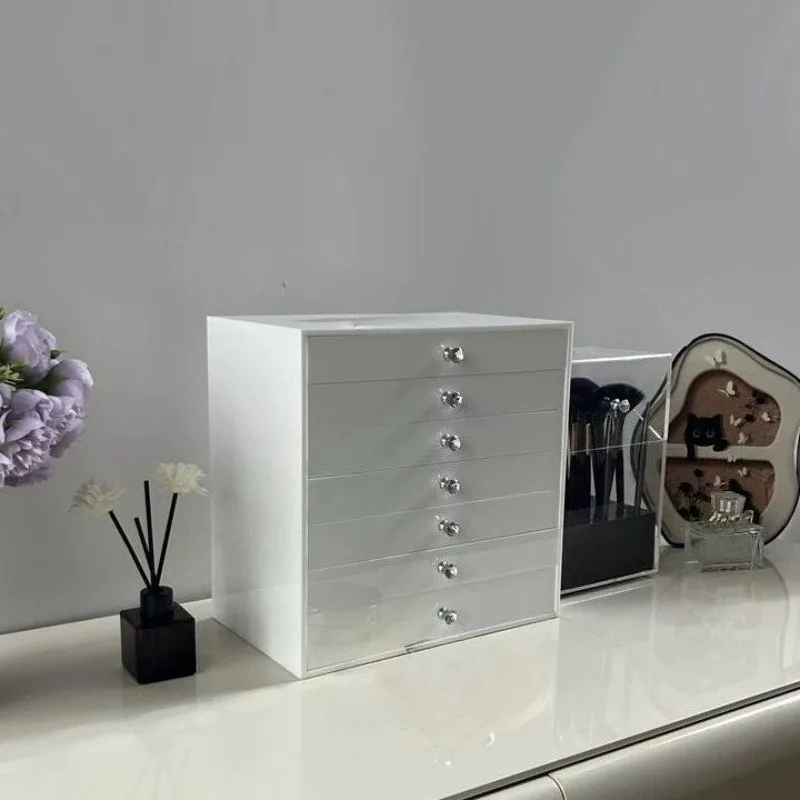 Multi-layer Jewelry Box Large-capacity Exquisite Jewelry Storage Boxes Necklace Earrings Trinket Box Luxury Casket for Jewelry