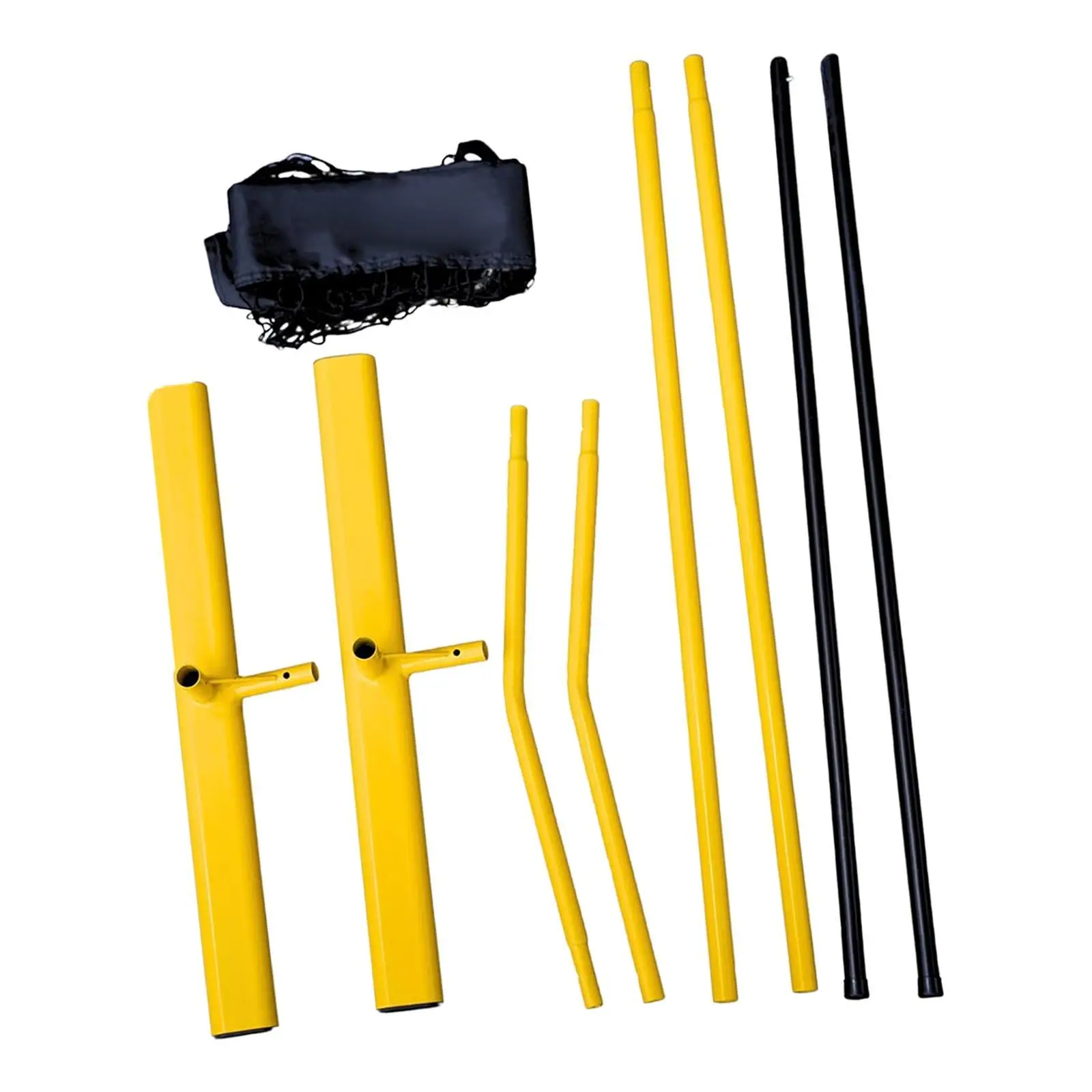 

Mini Pickleball Dink Net Practice Small 4ft Steel Frame Lightweight Rebounder Rebound Net for Badminton Tennis Driveway