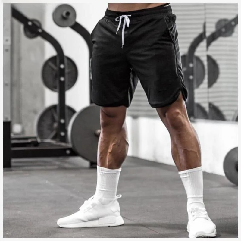

Men's Training orts Gym Clothes Five-Quarter Trousers Loose Fit mid Waist Spor Sle Four Seasons Universal Thin Material