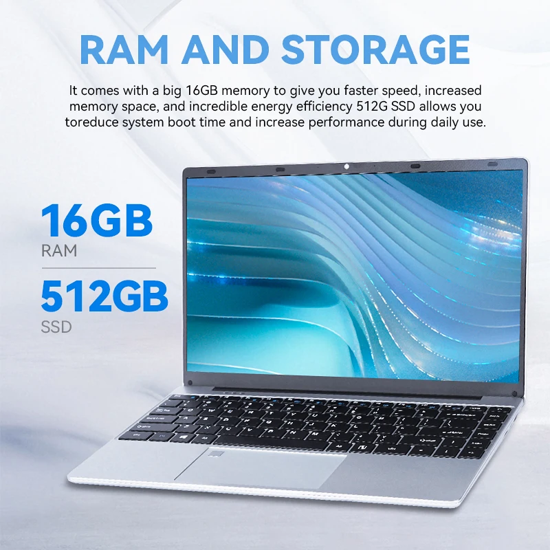 FIREBAT A14 New Arrival 14.1 Inch Ultra Slim 16G RAM 1TB 1920*1080 Fingerprint Portable Intel N5095 Notebook Laptop PC