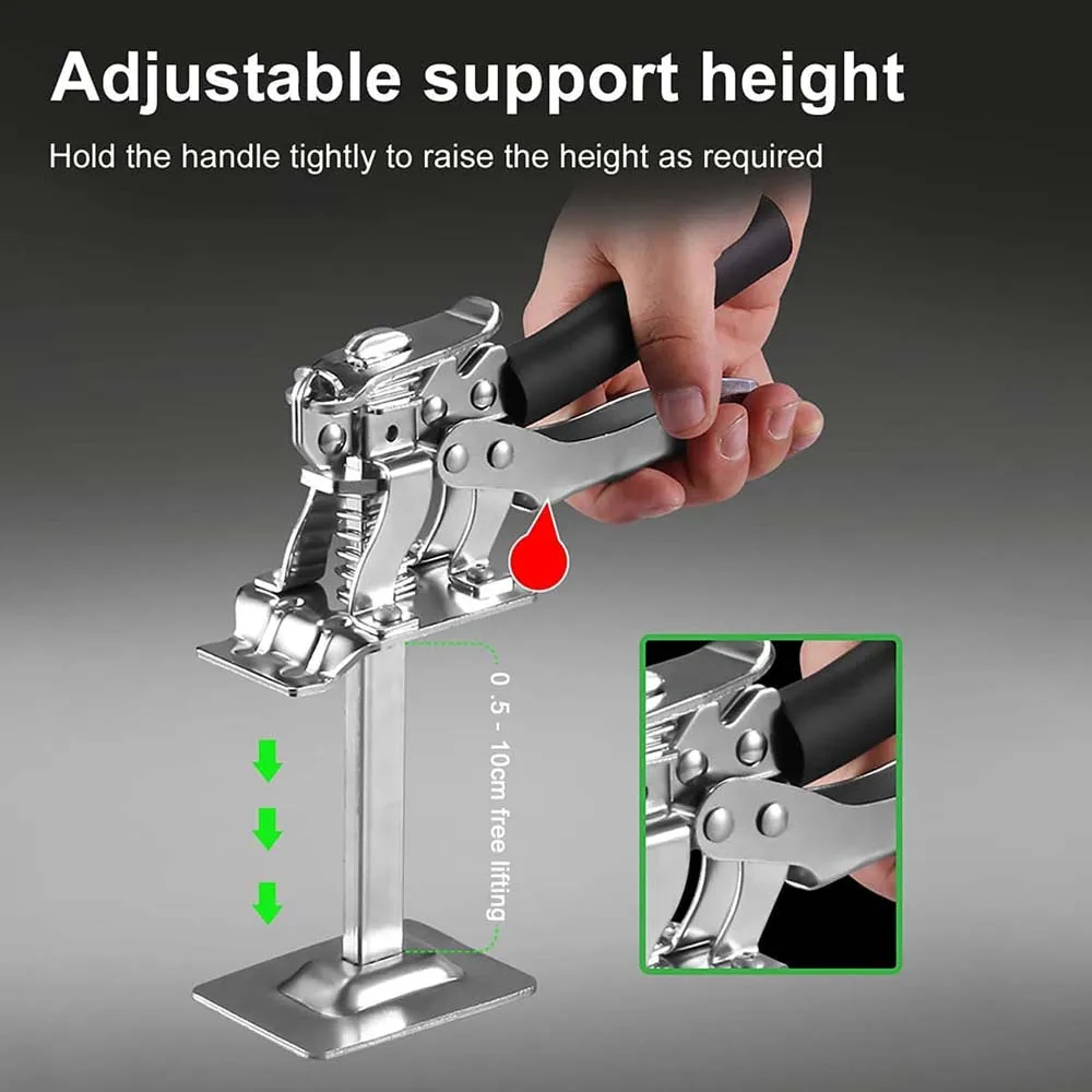 Imagem -03 - Labor-saving Arm Jack Painel de Porta Drywall Levantamento Gabinete Board Lifter Ajustador de Altura Telha Elevador Ferramentas Mão Ferramenta Novo