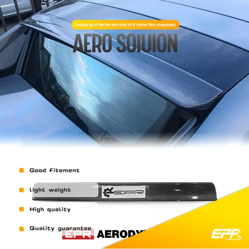 Car Accessories For Mazda MX5 Miata ND RF Carbon Fiber GV Style Roof Spoiler Glossy Fibre Rear Trunk Wing Lip Racing Body Kit