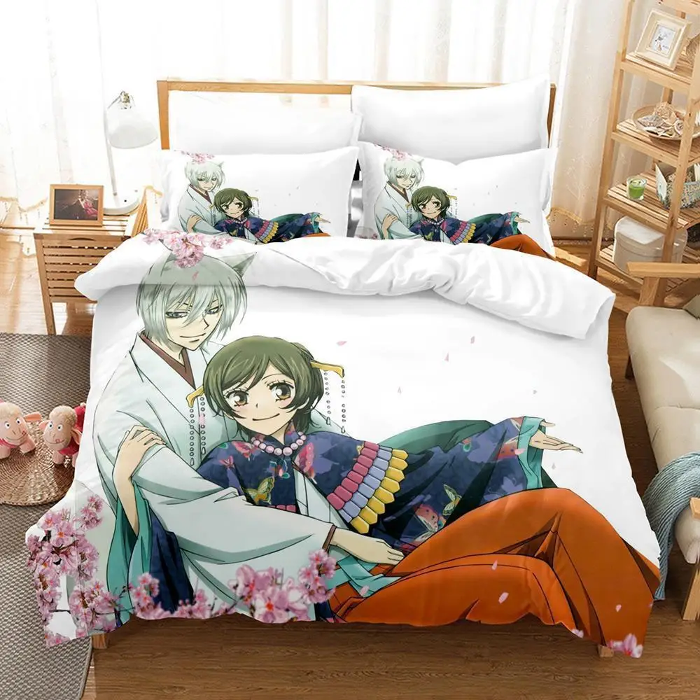 New Kamisama Kiss Tomoe Bedding Set Single Twin Full Queen King Size Bed Set Adult Kid Bedroom Duvet Cover Sets 3D Print Anime