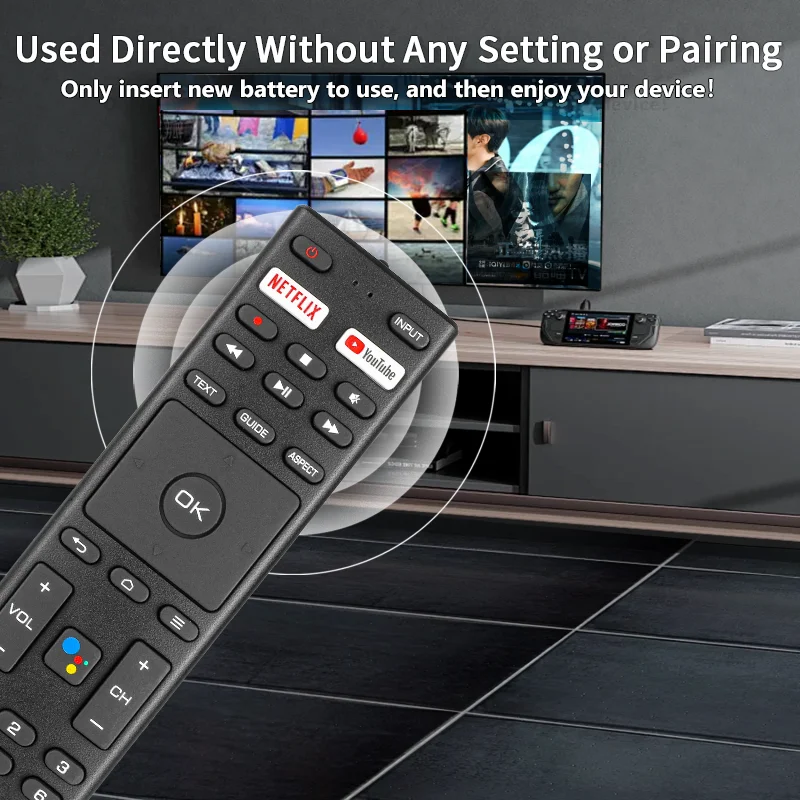RM-C3416 For Edison Remote Control Compatible With Continental Edison TV CELED43SA220B7 CELED43SAFHD20B7 CEQLED50SA20B7 CEQLED55