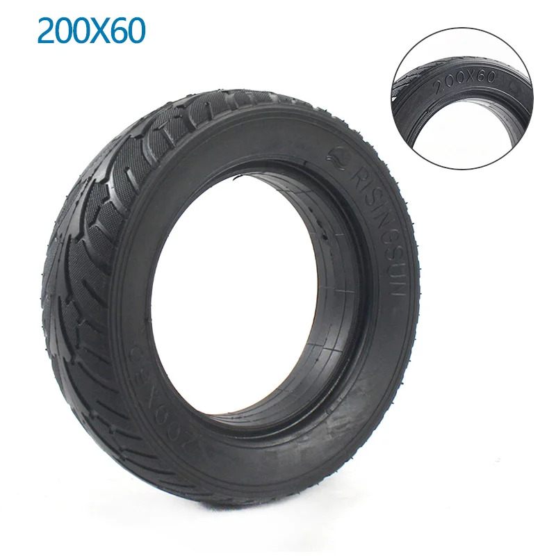 

High performance 8 inch pneumatic tire 200x60 electric scooter solid tire explosion-proof tire hollow stab-proof tire