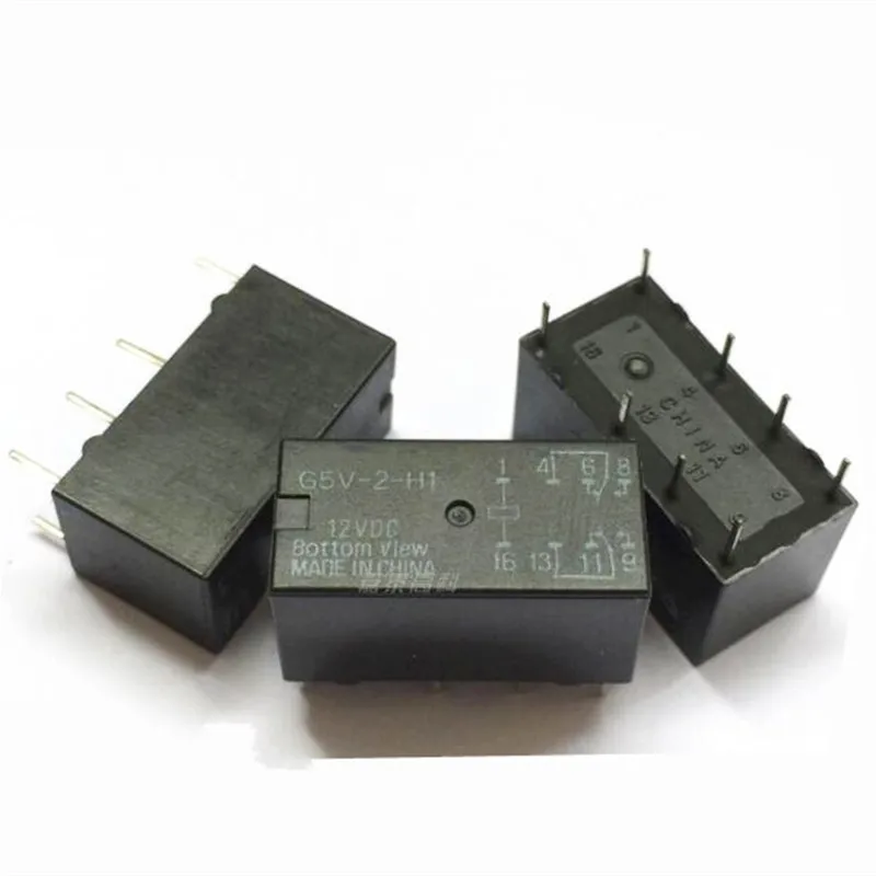 

HOT NEW G5V-2-H1-12VDC G5V-2-H1 G5V2H1 12VDC DC12V 12V relay DIP8