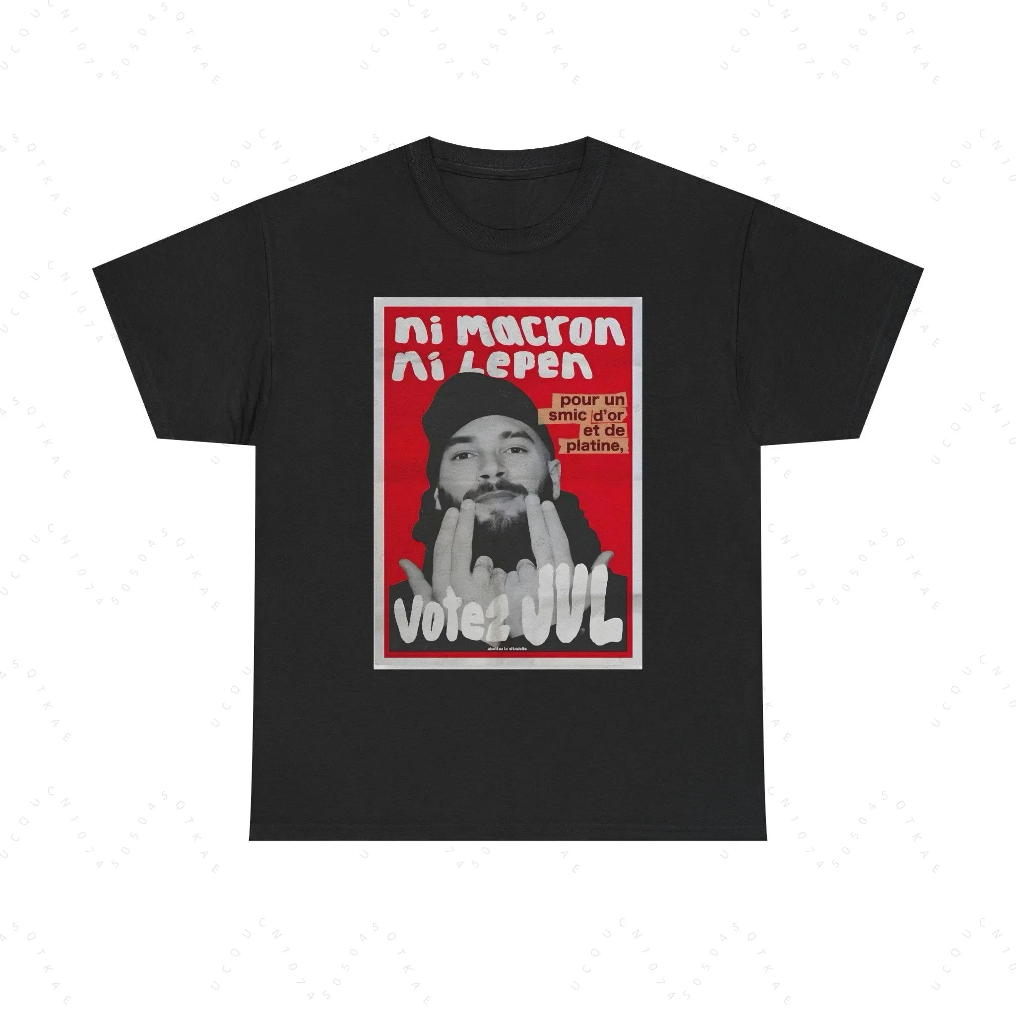 French Rapper Vote Jul Fashion Graphics T-Shirt Men Women Hip-Hop Tops Casual Streetwear 3d Quick Drying Parent-Child T-Shirts