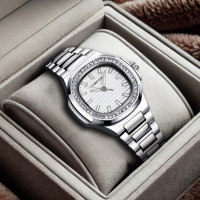 New Women's Watch with Advanced Business Light Luxury Night Light Design Square Steel Strip Fully Automatic Mechanical Watch