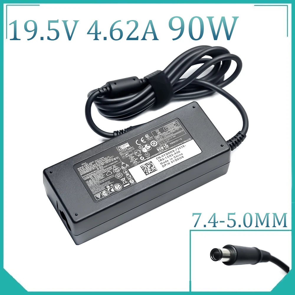 19.5V 4.62A 90W Laptop AC Adapter Charger For DELL E4300 E4310 E5400 E5410 E5420 E5500 1420 1501 1521 1525 D400 Inspiron 14R