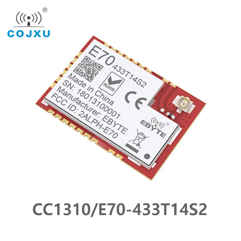 CC1310 433MHz RF Wireless UART Module IOT 1.5km Long Range 14dBm Ebyte E70-433T14S2 Rf Wireless Uhf Transceiver Receiver