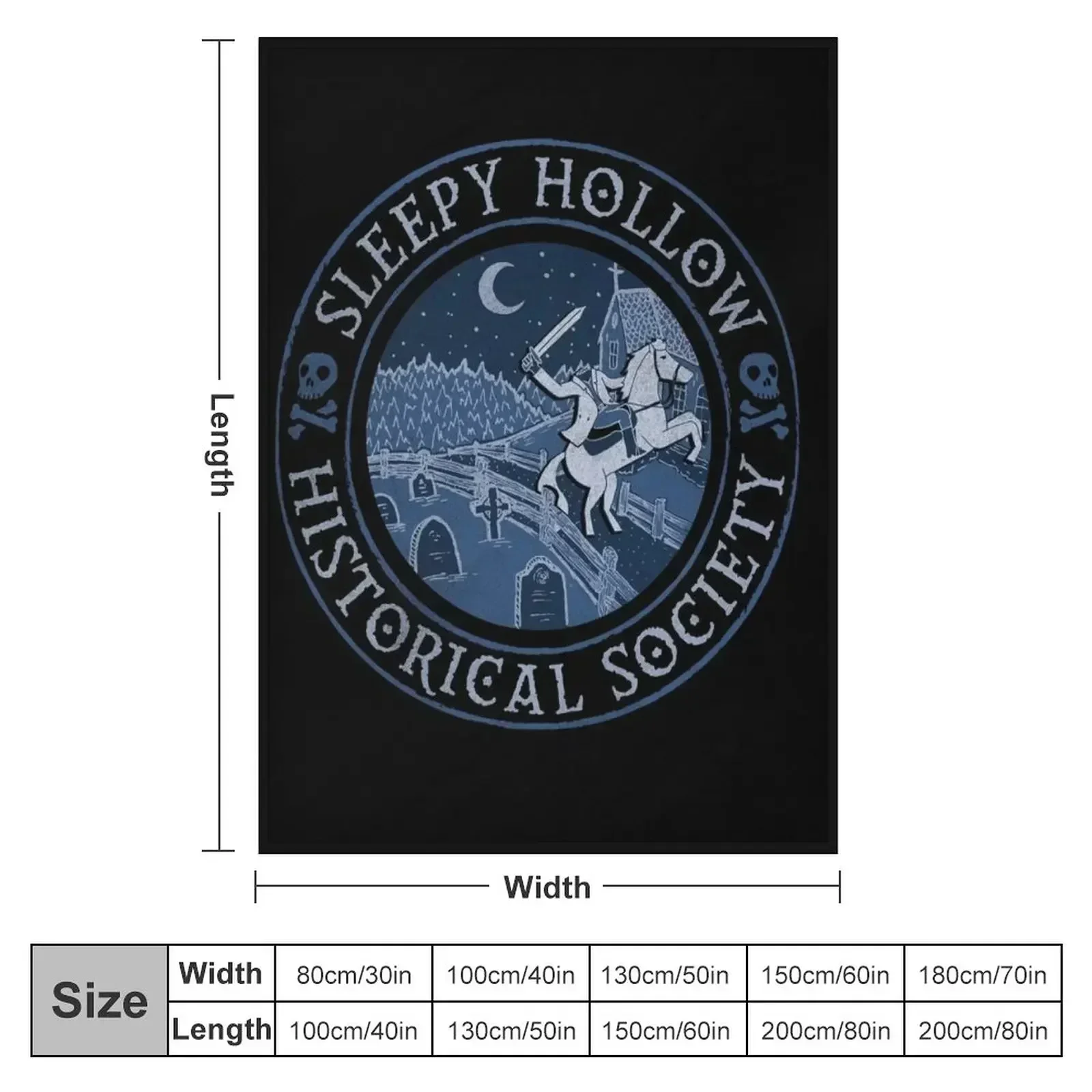 Sleepy Hollow Historical Society Throw Blanket Moving Beach manga valentine gift ideas Blankets