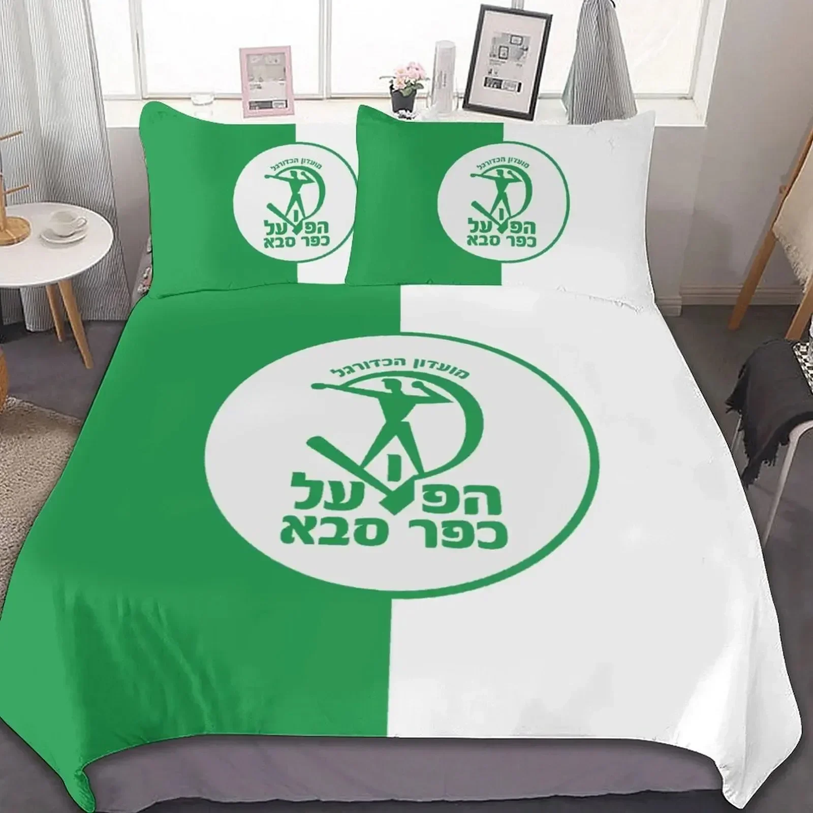 Exquisite 3D Printed Hapoel Kfar Saba Bedding Set Pillowcase Duvet Cover Double Twin Full Queen King Adult Kids Bedclothes Quilt