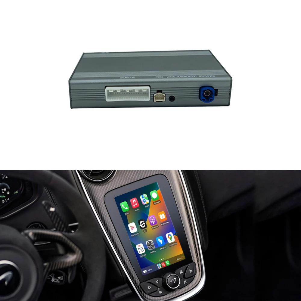 CZT-AUTO OEM Wireless CarPlay Android Auto Camera Interface Screen Display USB DSP Compatible McLaren 675LT Mp4 Car Radio