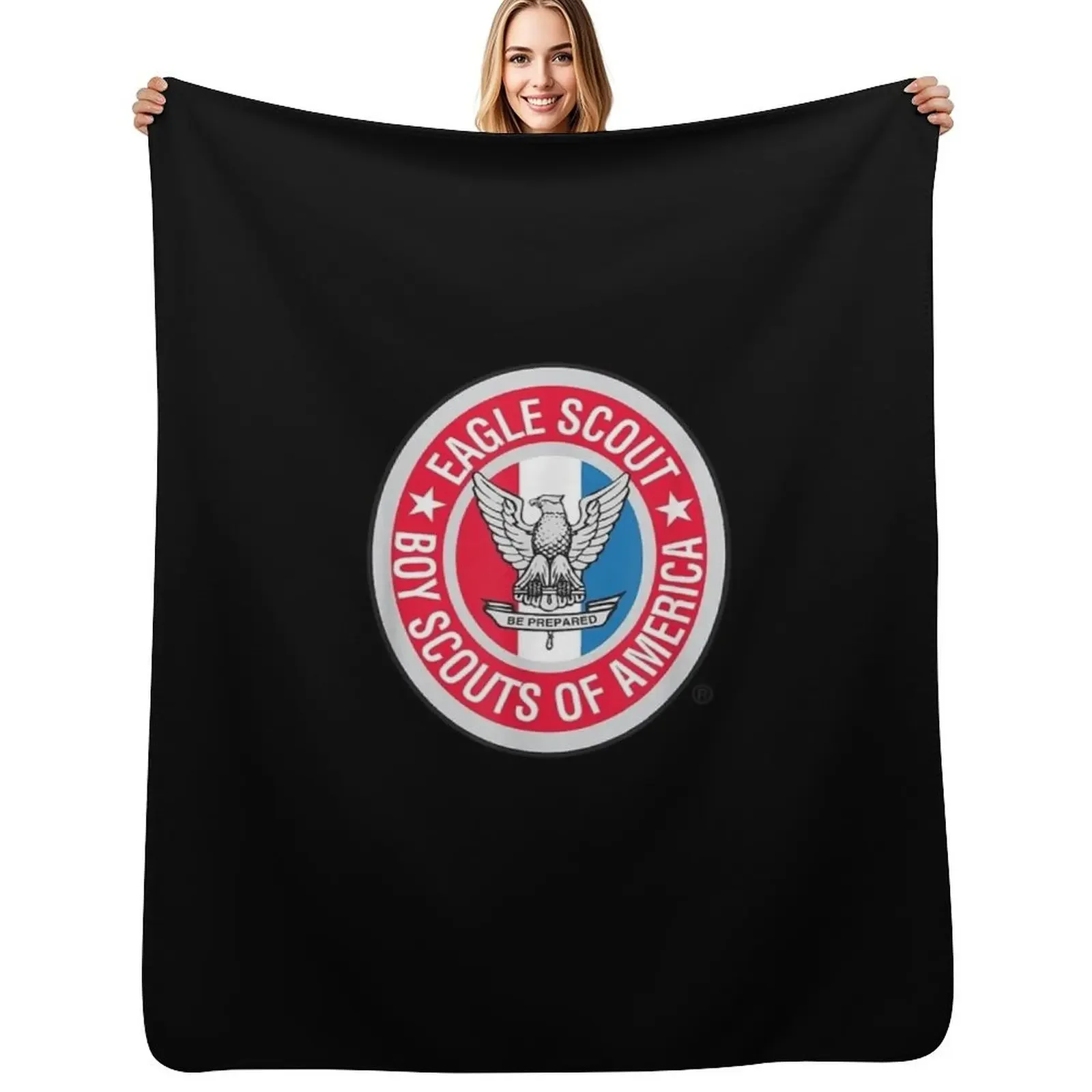 

Officially Licensed Eagle Scout Throw Blanket Flannels Luxury Thicken Weighted Blanket