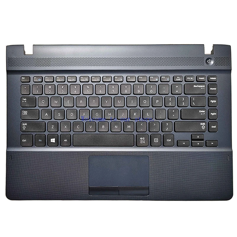 Palmrest Upper Cover C Shell with Keyboard For Samsung NP300E4E 270E4V 275E4V 270E4E 271B4E Laptop（Store ID 0001）