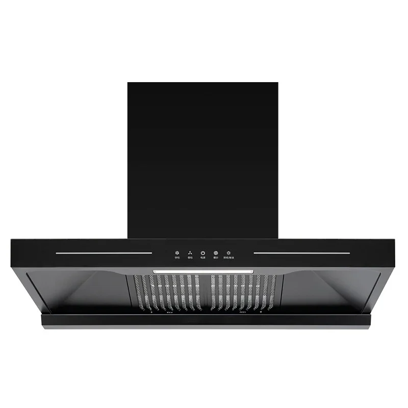 21 cubic European style range hood with large suction capacity, household automatic cleaning range hood