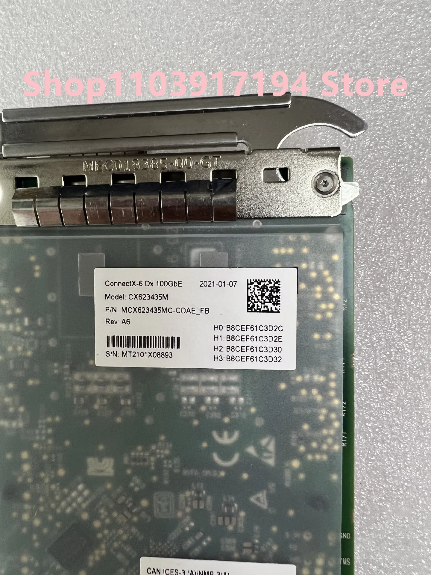 FOR Mellanox  CX623435MC-CDAE-FB ConnectX-6 Dx 100GbE OCP3.0 Network card CX623435M