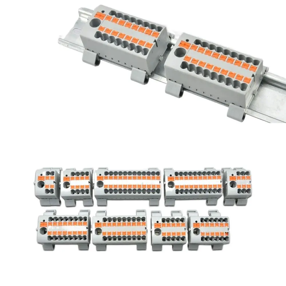 

PTFIX 2.5mm Push-in Terminal Block Connector 2/3/4/5/6/7/8/9/10P Connection with Fixing Hole Wire Merging And Branching Device