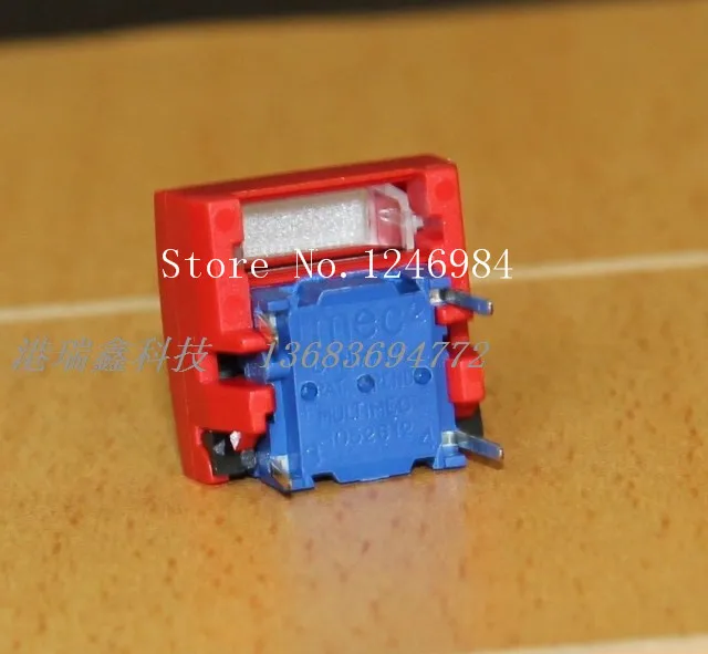 [SA]Denmark MEC black box red button switch reset switch micro switch 3ATL6 + 1B09 + 2B081--50pcs/lot