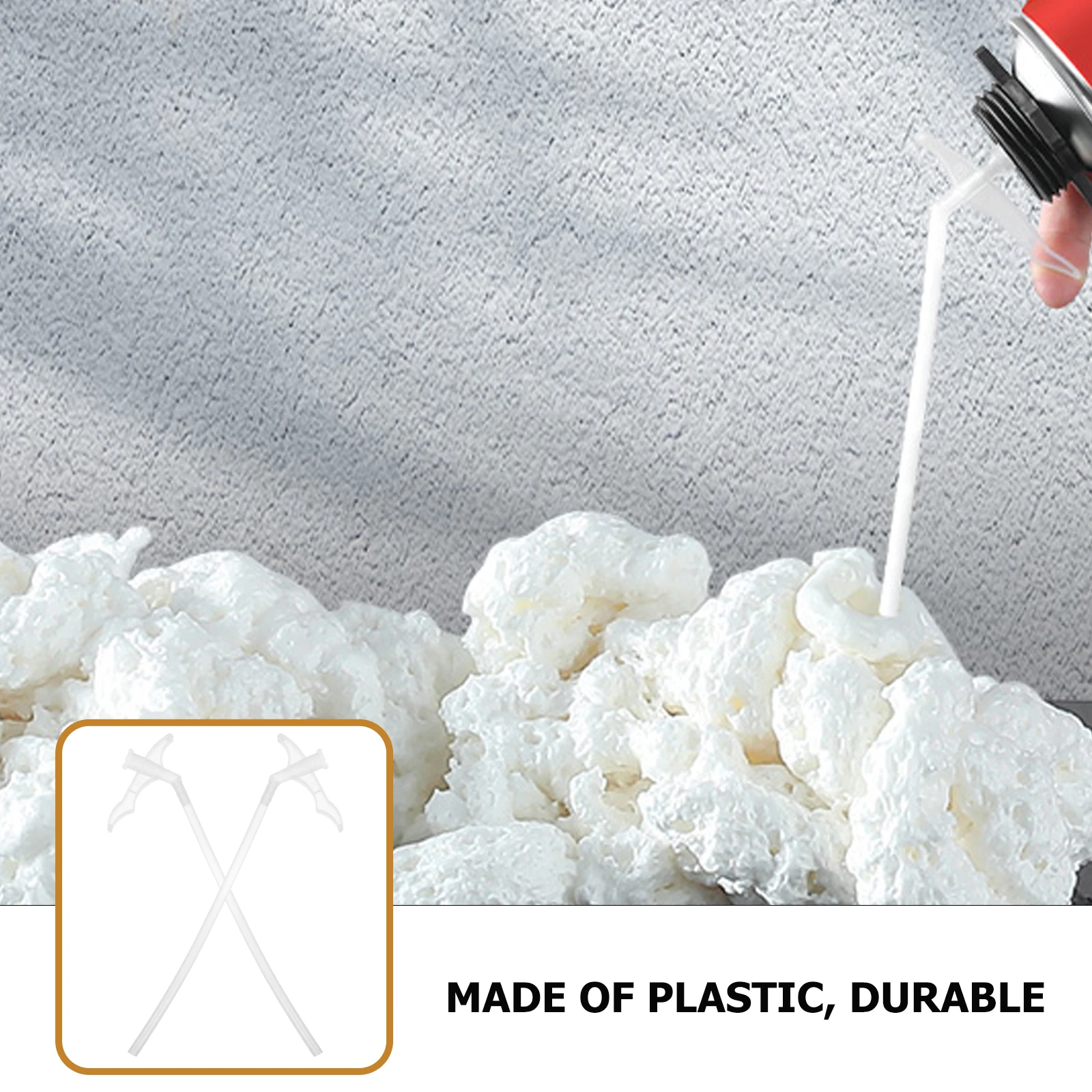 

30 pcs Foam Sealant Tubes Replacement Nozzle for Spray Foams Insulation DIY Filling Foam Gun Accessories Plastic