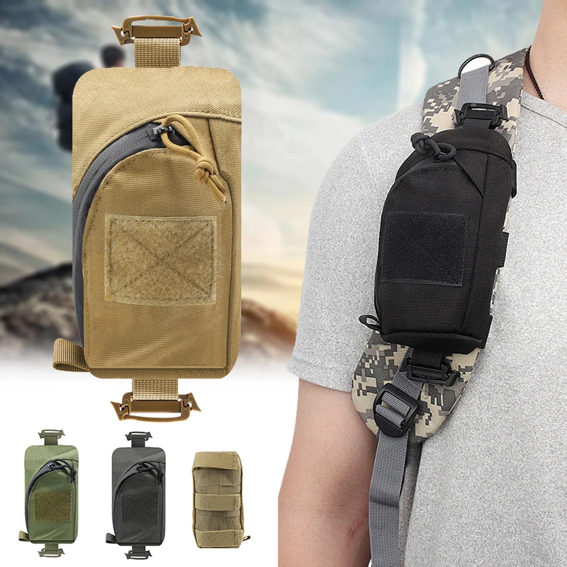 Outdoor Portable Tactical backpack Hiking Shoulder Strap Bag camping equipment Sundries Accessories Pouch Walking storage bags