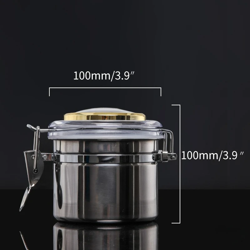 Metalen Tabak Hydraterende Tank Box Pot met Hygrometer Hydraterende Tabak Pot Bevochtigende Doos Verzegelde Tabak Opbergdoos Tank