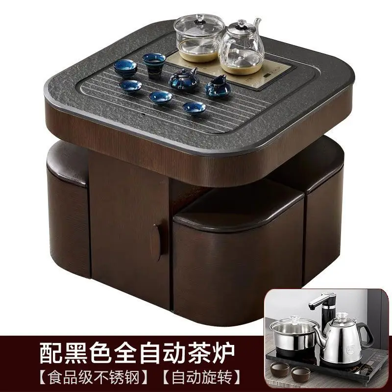 Small tea table, balcony tea table and chair combination, light luxury, drinking tea set
