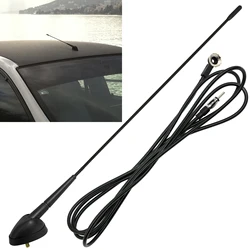 Universal Car Roof Mount Antenna Aerial Base Mast Wire Cable FM AM Signal For Fiat Seicento Punto Bravo Brava Doblo 51995445 Set