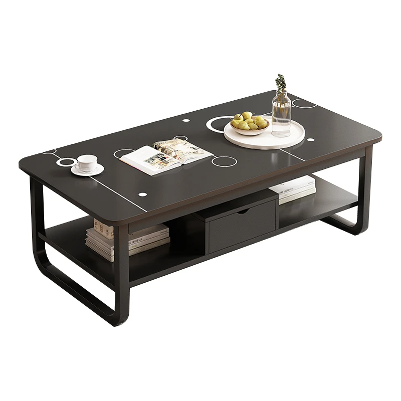 Coffee table, living room, simple modern table, rectangular small house, sofa side, light luxury balcony, tea table, tea table