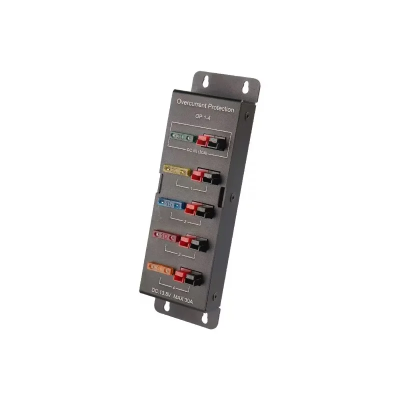4-channel 7-channel power distributor DC power supply current overload protector 30A short-wave radio Anderson plug
