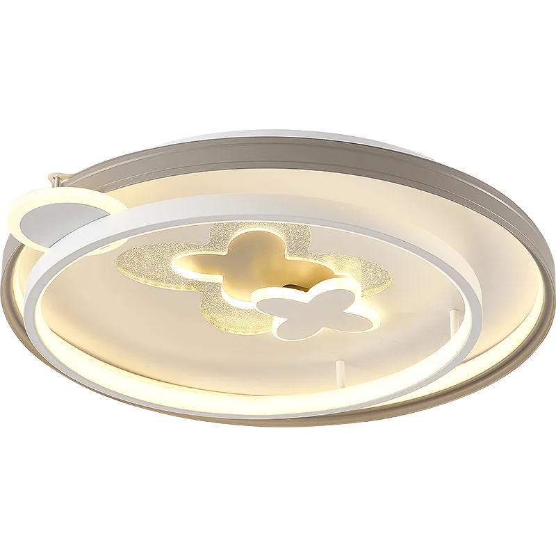 

Nordic simple modern study dining room round master bedroom room light