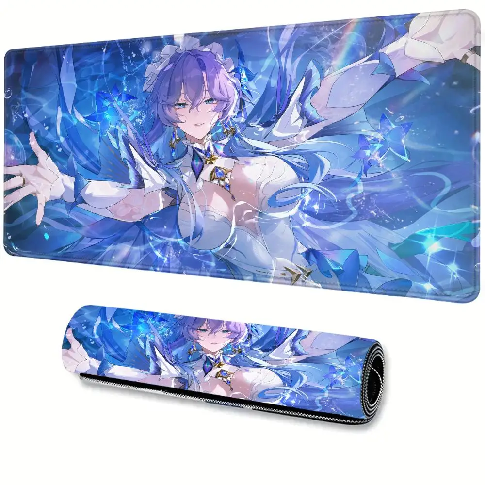 Cantarella Mouse Pad Game Wuthering Waves Mousepad Office Desk Pad Computer Gaming Accessories Stitch Edge Rubber Keyboard Mat