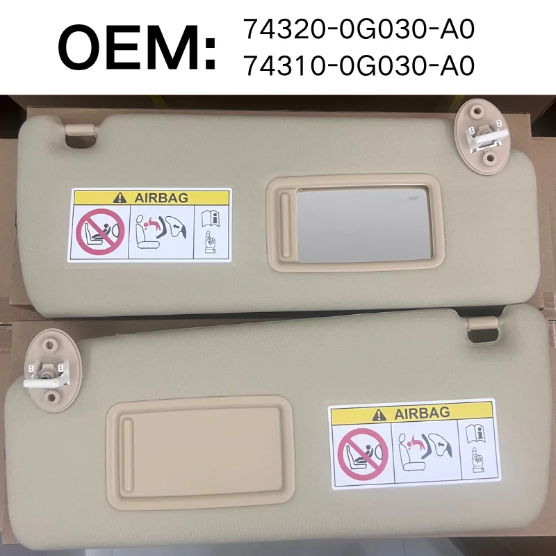 Auto-Sonnenblende für Toyota Prado 2009-2023 Hochwertige Zubehörteile OEM: 74320-0G030-A0 74310-0G030-A0 Auto-Ersatzteile – Detail 4