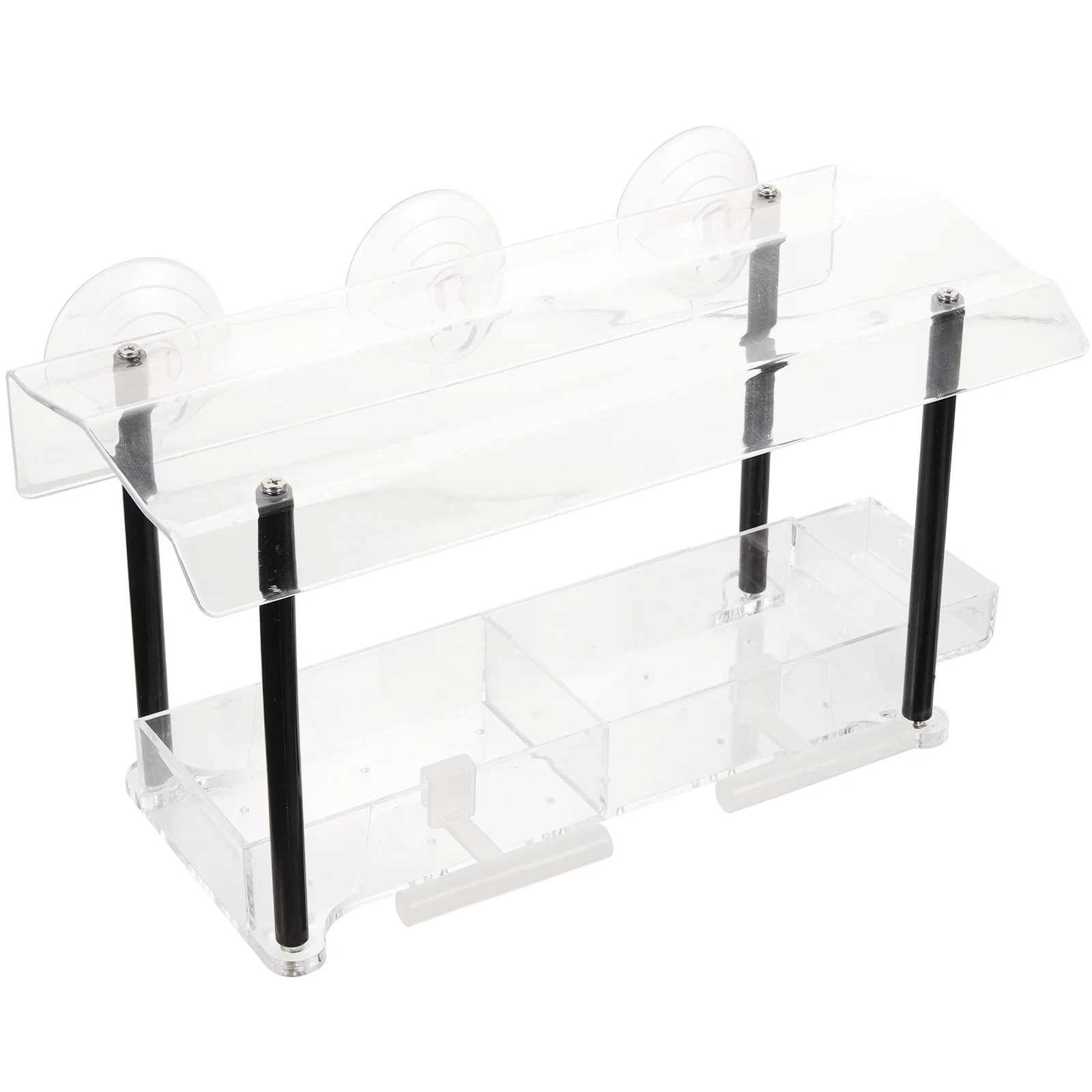 

Plastic Transparent Bird Feeder Durable Bite Resistant Food Container for Cage Window Bird Feeding Box Feeder for Birds