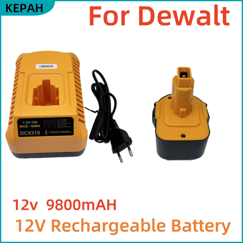

For Dewalt 12V 4000mAh Battery DC9071 DW9072 DW9071 DE9074 DE9037 DE9071 DE9072 DE9075 12 Volt Battery Cordless Power Tool