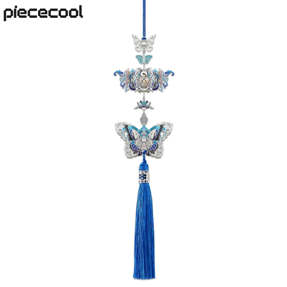 

Piececool Model Building Kits Vintage Tassels Pendant Puzzle 3D Metal Jigsaw DIY Set for Home Decoration Christmas Gifts