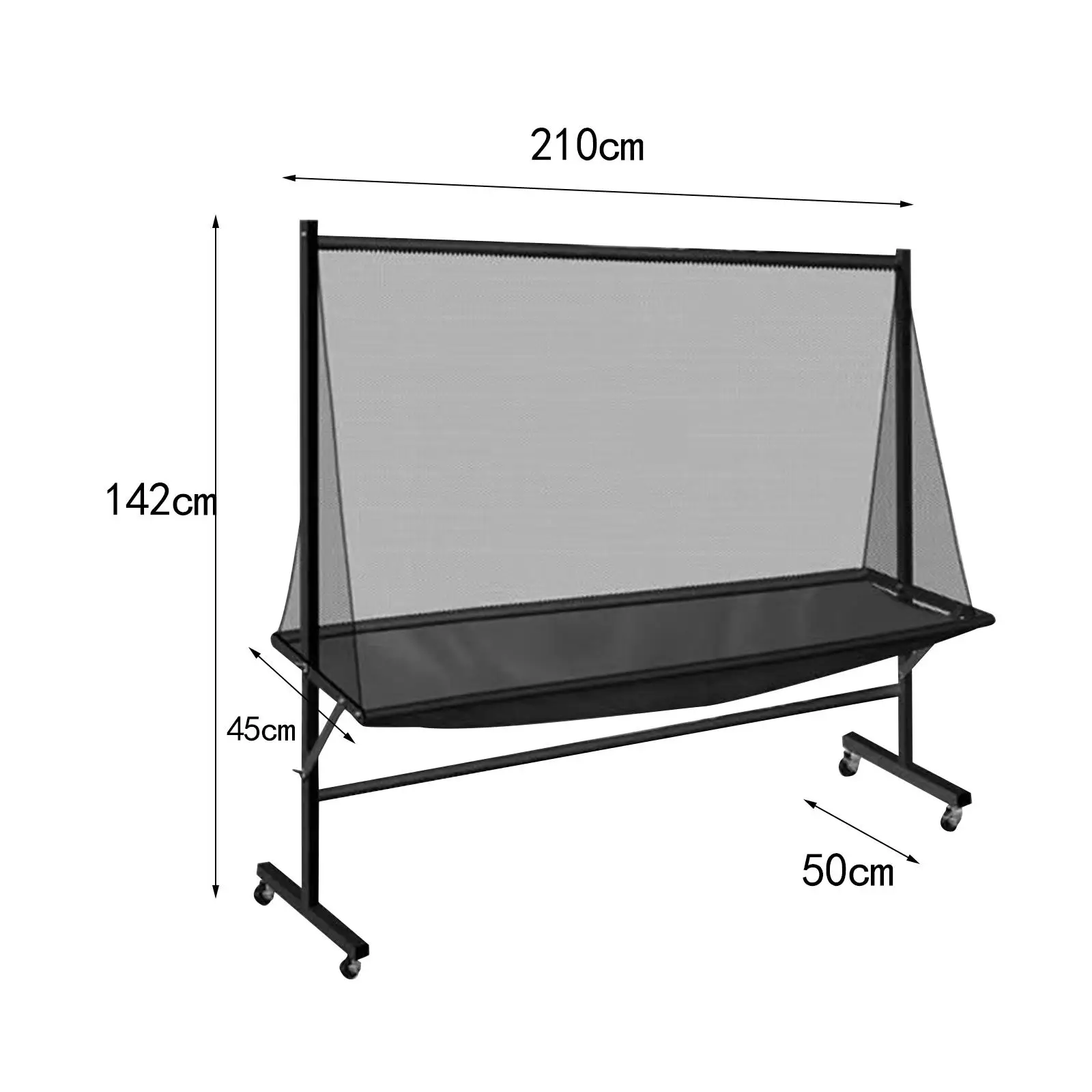 大人用ホイール付き卓球ネット,大型ボール収集ネット,可動式収集用品,屋外練習