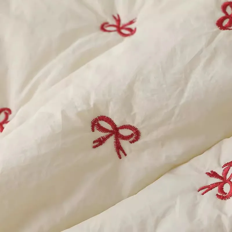 نسيج حراري مبطن بعقدة على شكل فراشة للأطفال، سترة شتوية، معطف، ملابس خارجية ثقيلة الوزن