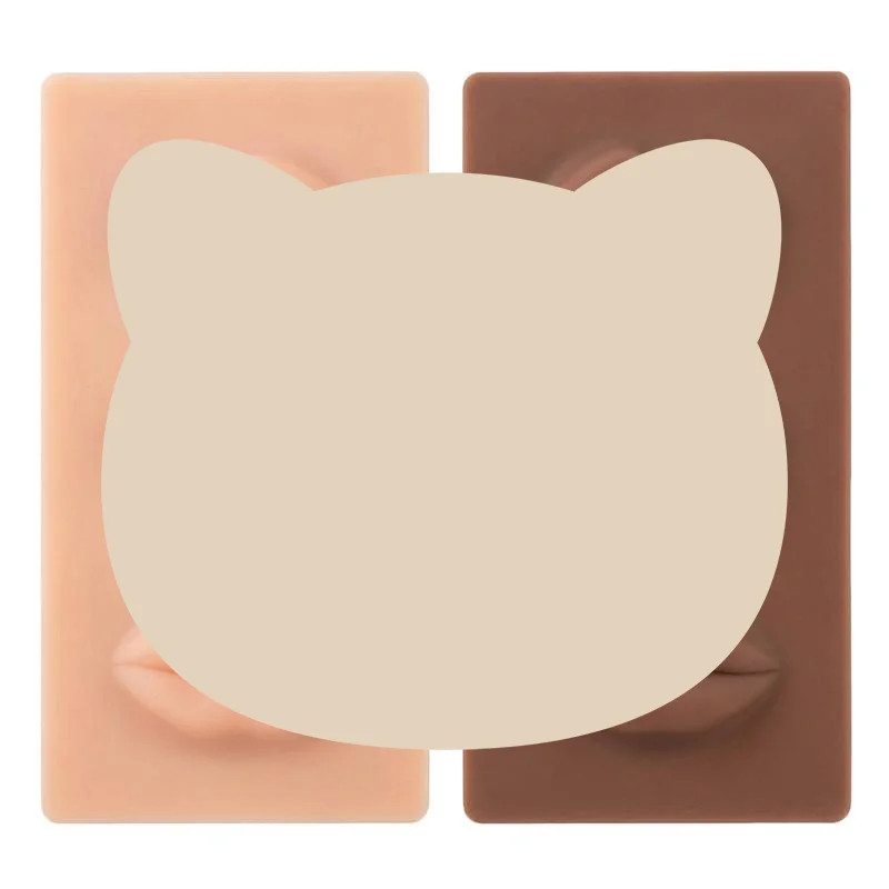 1Pcs Latex Lip Coloring Practice Skin 3D Lip Model with 3 Type Europe Lip Shape for Lip Blush Technique Supply Accessory