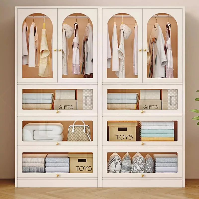 Kids Wooden Closet Partitions Storage Clothes Organizer Bedroom Wardrobe Cupboard Drawers Sideboards Muebles Salon Furniture