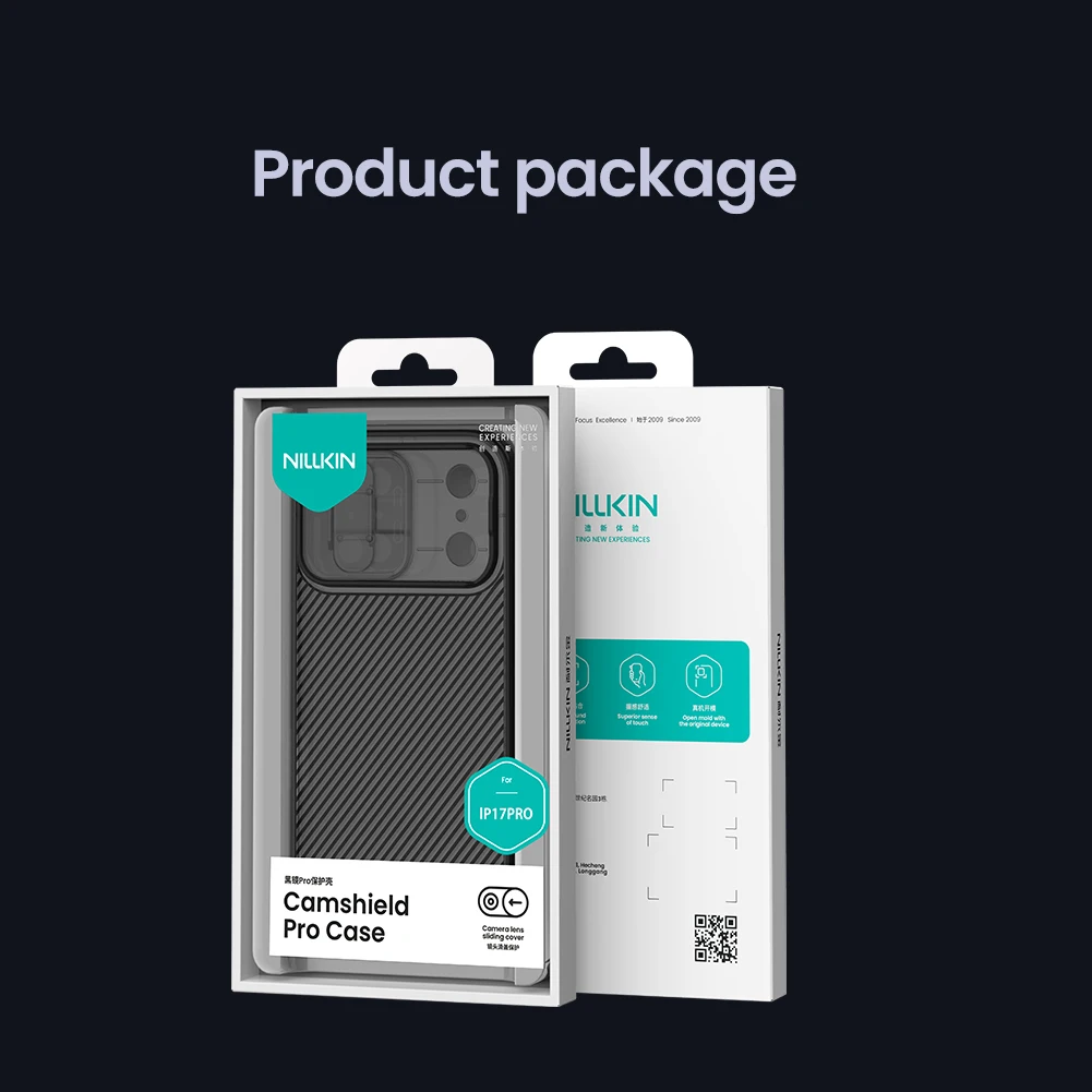 Für iPhone 17 Pro Hülle NILLKIN Fitted Case Camshield Hochwertige Schutzhülle mit Linsenschutz – Detail 14