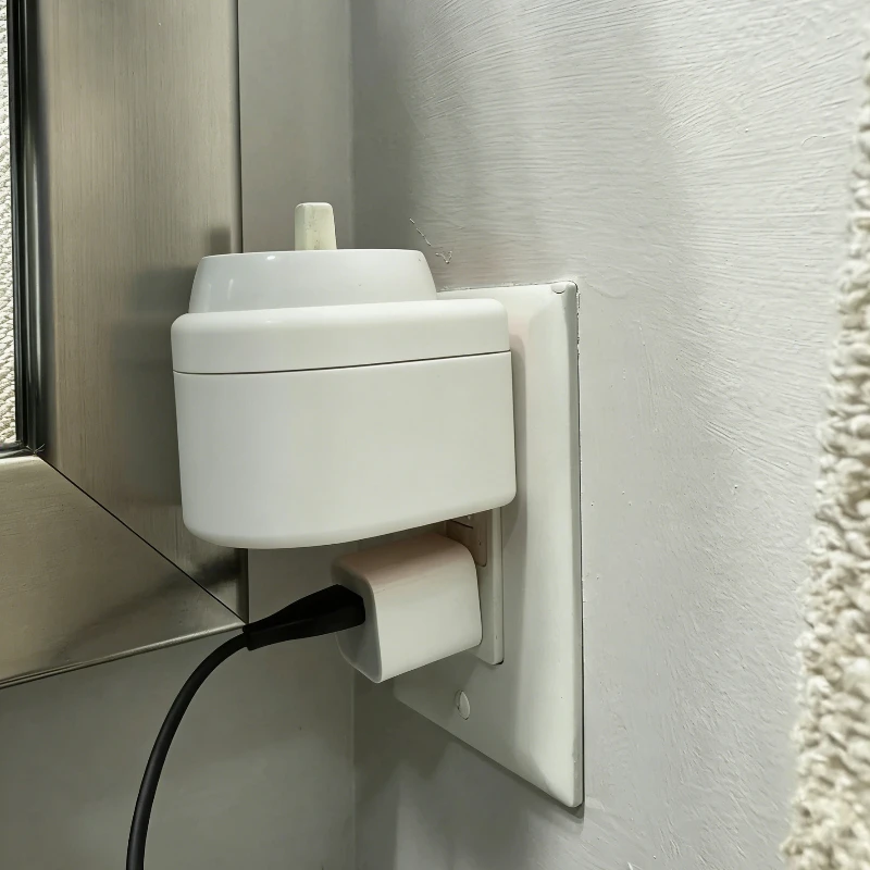 Modern 3D Printed Charging Station Dustproof Holder For Electric Toothbrushes Oral B Philips Bathroom Countertop Storage
