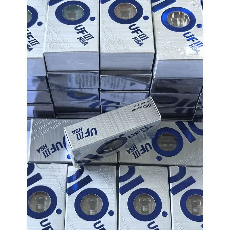 Dental DIO UFIII HSA Implant Fixture Internal Hex Submerged Type Grade 4 Titanium SLA Surface for Dental Surgery