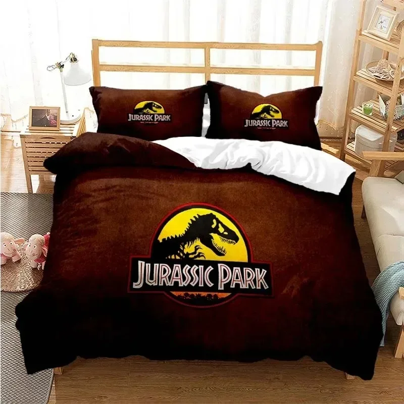 

Jurassic Park Dinosaur Bedding Set For Bedroom Soft Modern Bedspreads Comefortable Kids Duvet Cover Quilt Cover And Pillowcase