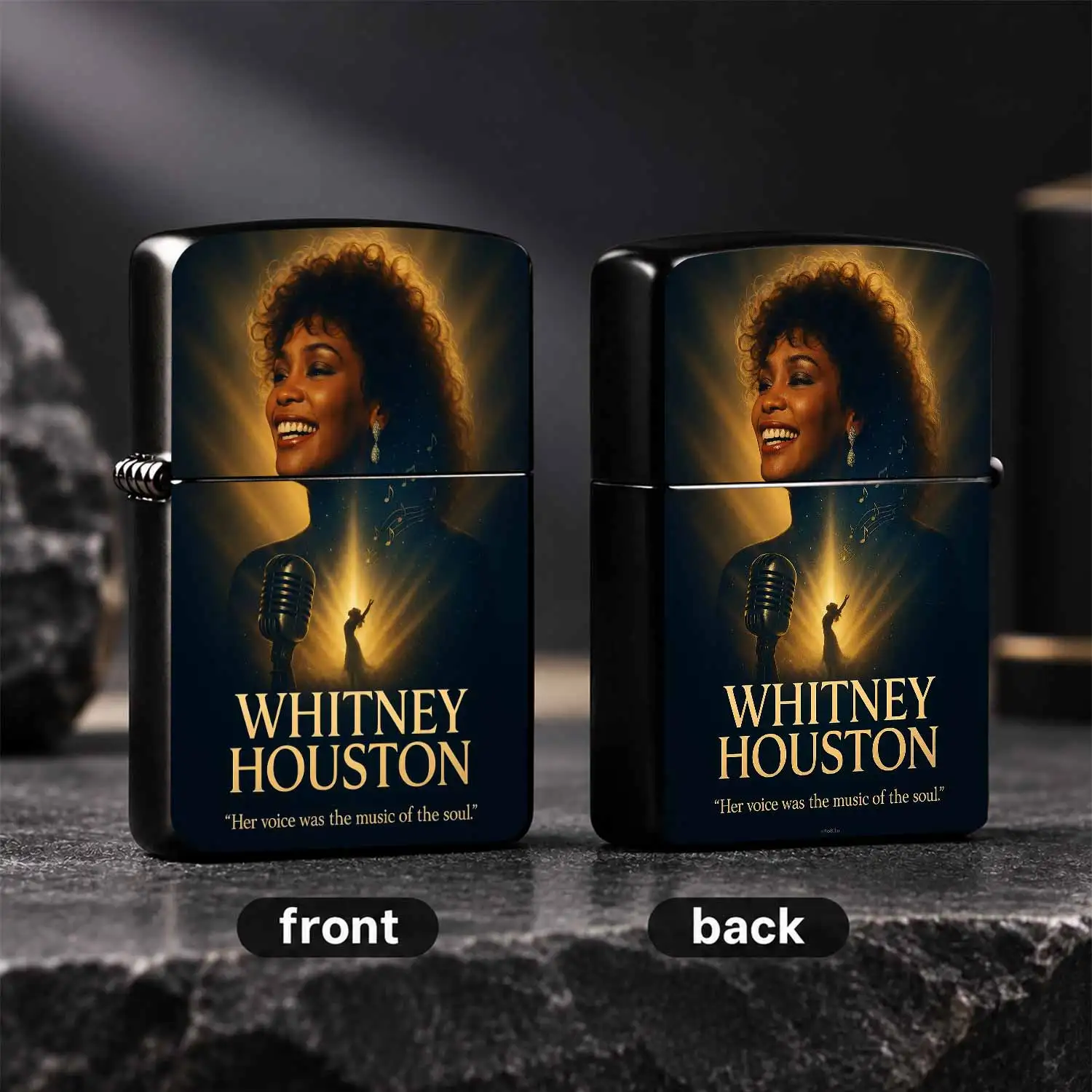 Whitney Houston Themed Portable Accessory, Retro Starlight Art Creative Peripheral, Suitable For All Daily Occasions, Practical Souvenir ForLovers, Stylish Atmospheric Small Present, Thoughtful Surprise Gift For Friends  Humorous and intere