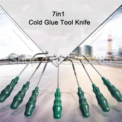 1Set 7in1 Open Headlight Tool Cold Glue Tool Knife for Removing Cold Melt Glue Sealant from Car Headlamp