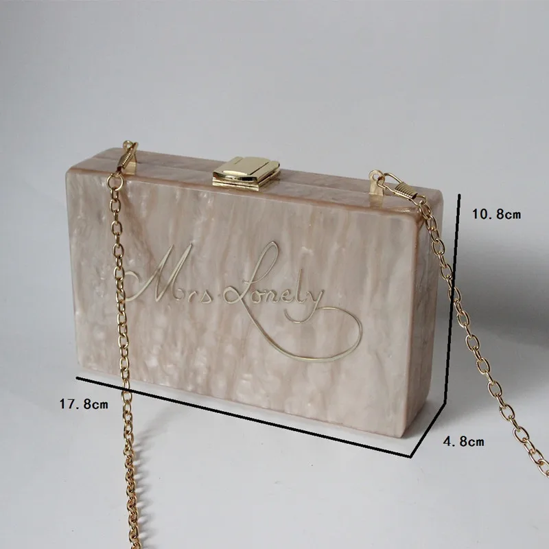 جديد عصري حقيبة يد موضة حقائب النساء رسالة سوداء الاكريليك الفاخرة حفلة مسائية حقيبة امرأة الزفاف لطيف خمر صندوق مخلب المحفظة