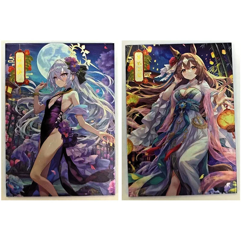 Genshin Impact DIY XP SP Raiden Shogun Yae Miko Funinga Ganyu Shenhe Yoimiya Kamisato Ayaka carte da collezione regali di festa