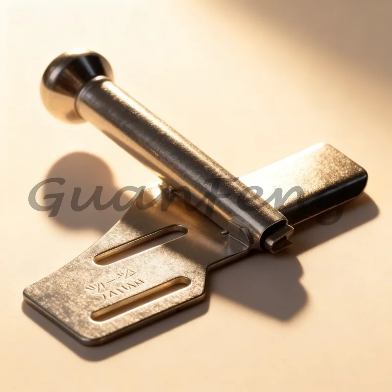 For DAYU127 Sleeve Placket Folder Binder Hemmer Attachment, Fits Industrial Single Needle Lockstitch Sewing Machine